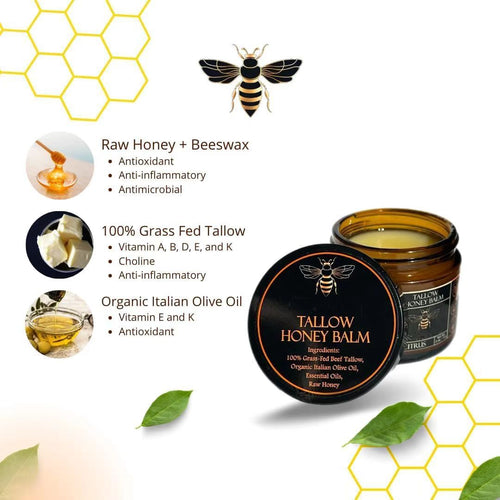 Beef Tallow Honey Balm